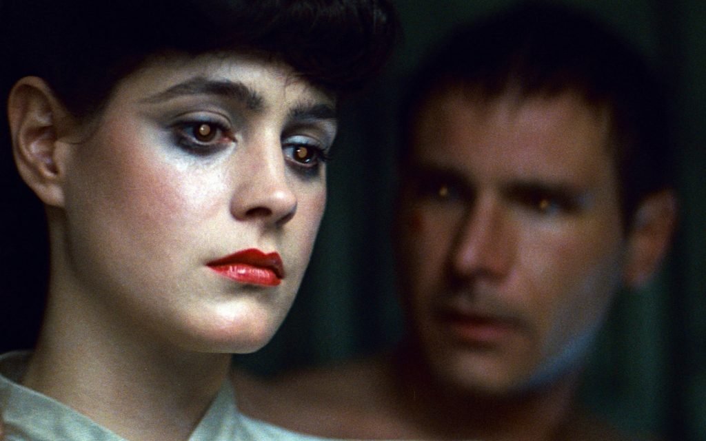 Sean Young and Harrison Ford in 'Blade Runner.' Courtesy ASC/Warner Bros.