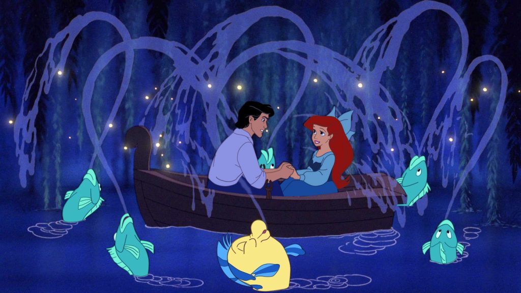 Christopher Daniel Barnes as Eric and Jodi Benson as Ariel in 'The Little Mermaid.' Courtesy Walt Disney Studios.