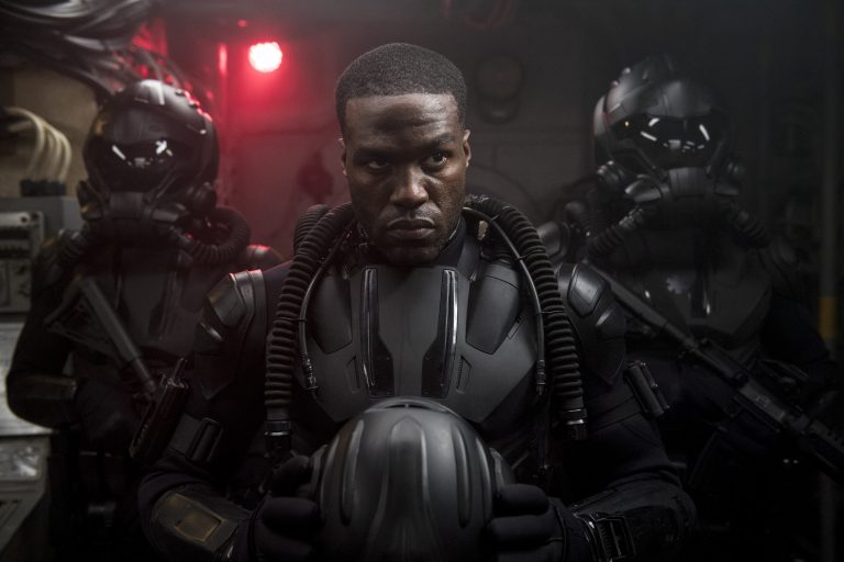 YAHYA ABDUL-MATEEN II as Black Manta in Warner Bros. Pictures’ action adventure “AQUAMAN,” a Warner Bros. Pictures release. Credit: Jasin Boland/ ™ & © DC Comics