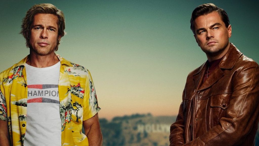 Brad Pitt and Leonardo DiCaprio in 'Once Upon a Time in Hollywood.' Courtesy Sony Pictures.