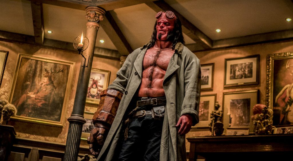 David Harbour stars as ‘Hellboy’ in HELLBOY. Photo Credit: Mark Rogers.