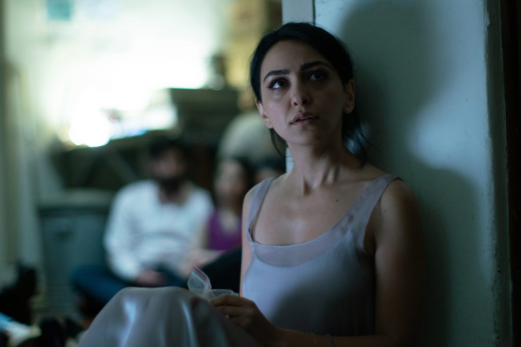 Nazanin Boniadi stars as “Zahra” in director Anthony Maras’ HOTEL MUMBAI, a Bleecker Street release.