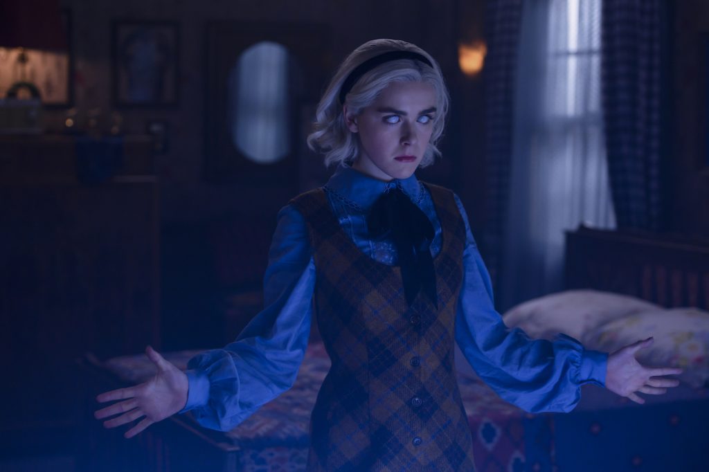 Kiernan Shipka in 'Chilling Adventures of Sabrina.' Photo by Diyah Pera/Netflix