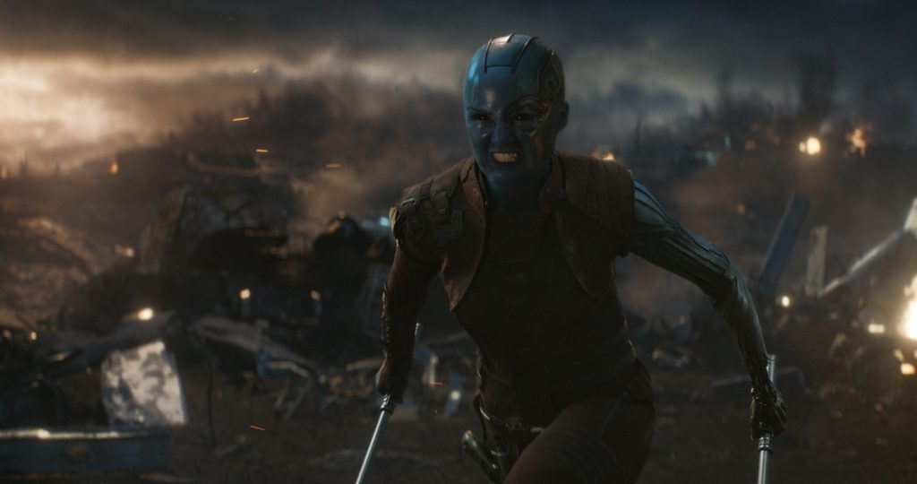 Marvel Studios' AVENGERS: ENDGAME. Nebula (Karen Gillan). Photo: Film Frame. ©Marvel Studios 2019