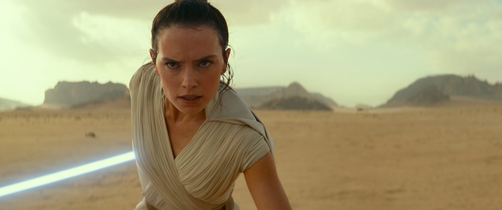 Rey (Daisy Ridley) in STAR WARS: EPISODE IX. Courtesy Lucasfilm/Walt Disney Studios
