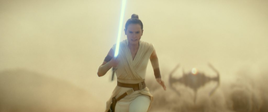 Rey (Daisy Ridley) in STAR WARS: EPISODE IX. Courtesy Lucasfilm/Walt Disney Studios