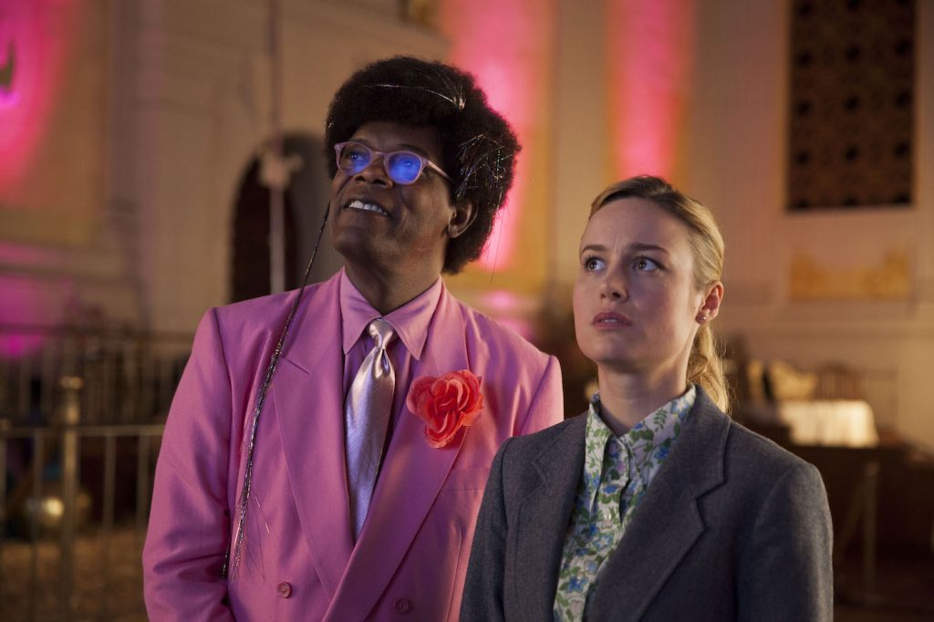 Samuel L. Jackson and Brie Larson in 'Unicorn Store.' Courtesy Netflix