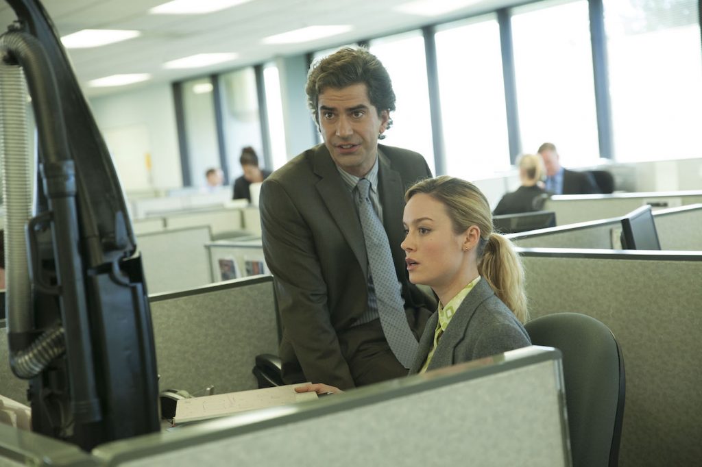 Hamish Linklater and Brie Larson. Courtesy Netflix