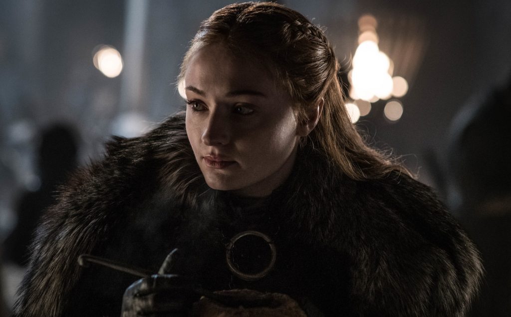 Season 8, episode 2 (debut 4/21/19): Sophie Turner. photo: Helen Sloan/HBO