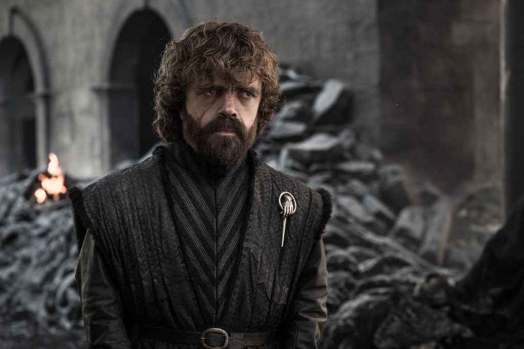 Season 8, episode 6/series finale (debut 5/19/19): Peter Dinklage. photo: Helen Sloan/HBO.