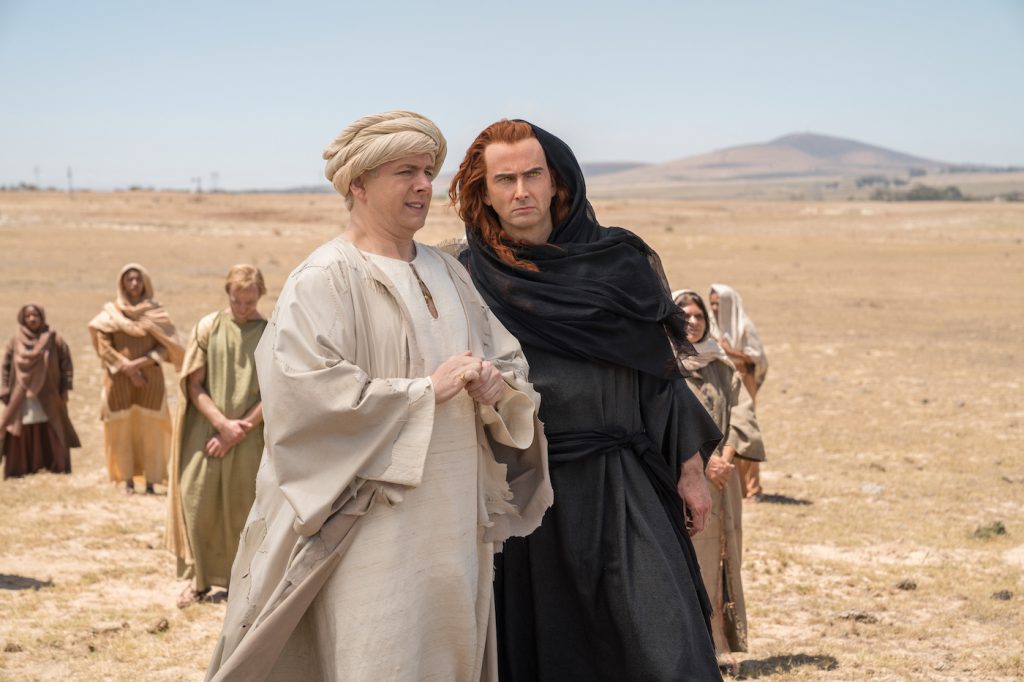 Michael Sheen and David Tenant in 'Good Omens.' Courtesy Amazon.