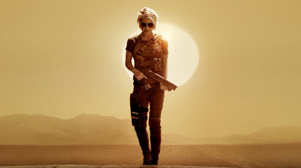 Linda Hamilton returns as Sarah Conner in 'Terminator: Dark Fate.' Courtesy Paramount Pictures