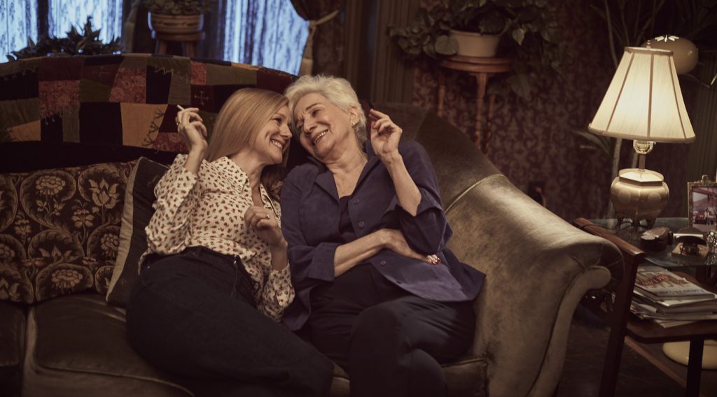 Laura Linney and Olympia Dukakis. Photo by Nino Munoz / NETFLIX