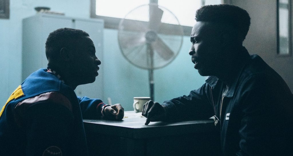 Caleel Harris as Young Anton McCray and Michael K. Williams as Bobby McCray