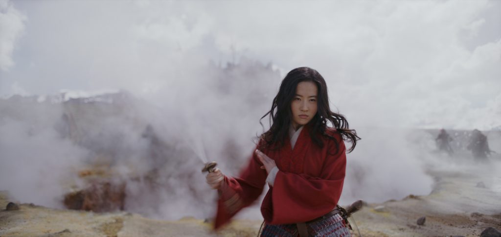 Mulan (Yifei Liu) fights on behalf of her father. Photo: Film Frame. Courtesy Walt Disney Studios.  © 2019 Disney Enterprises, Inc. All Rights Reserved.