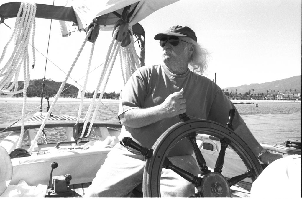 David Crosby on Mayan Boat Photo by Henry Diltz. Courtesy of Sony Pictures Classics.