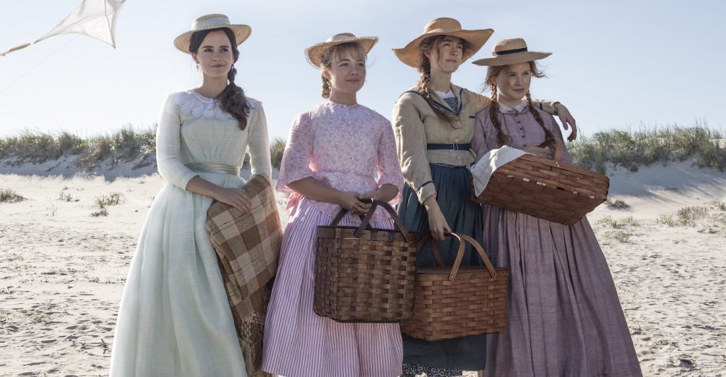 Emma Watson, Florence Pugh, Saoirse Ronan, Eliza Scanlen in Columbia Pictures’ LITTLE WOMEN. Photo credit: Wilson Webb. Courtesy Sony Pictures.