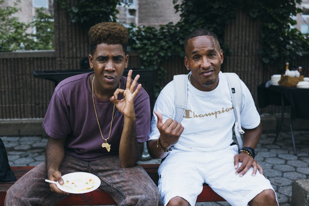 L-r: Korey Wise and the real Jharrel Jerome. Courtesy: Atsushi Nishijima/Netflix