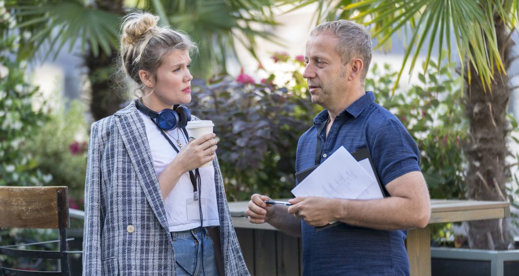 Exeutive Producer Emerald Fennell and Director Damon Thomas - Killing Eve _ Season 2, Episode 1 - Photo Credit: Aimee Spinks/BBCAmerica