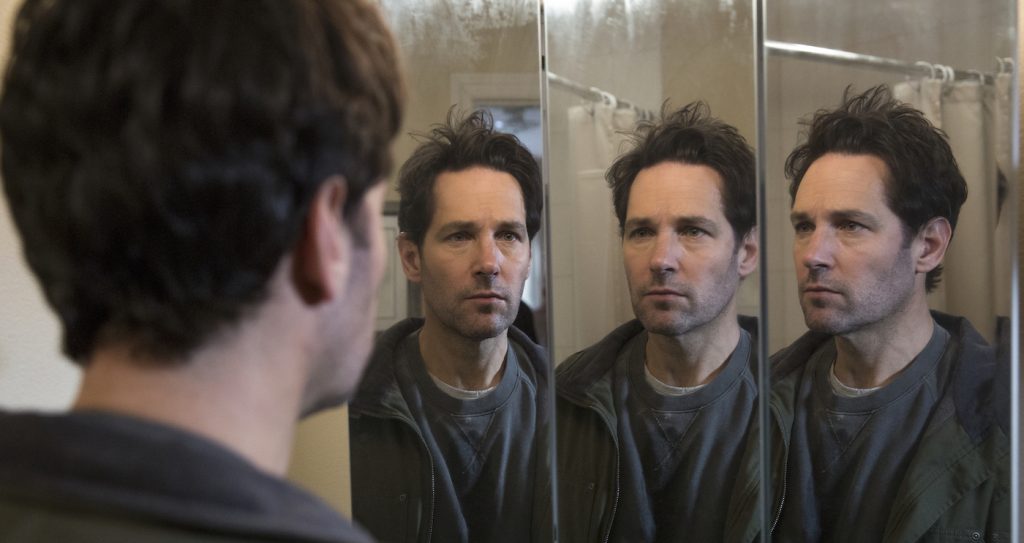 Paul Rudd in LIVING WITH YOURSELF. Courtesy Eric Liebowitz/Netflix