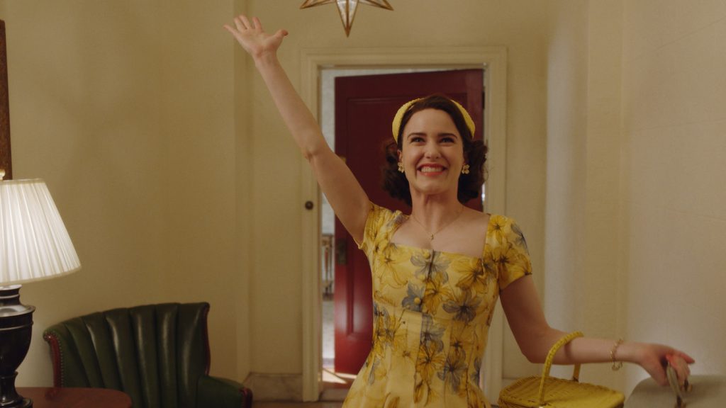 Rachel Brosnahan as Midge in episode 4 of 'The Marvelous Mrs. Maisel.' Courtesy Amazon.