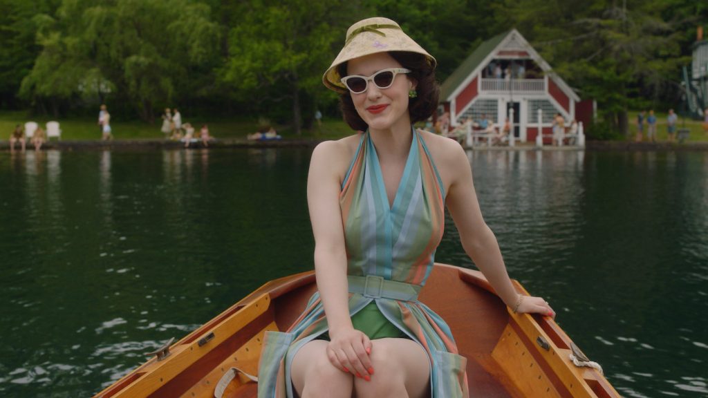 Rachel Brosnahan as Midge in episode 4 of 'The Marvelous Mrs. Maisel.' Courtesy Amazon.