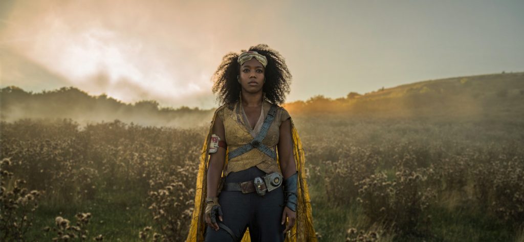 Naomi Ackie is Jannah in STAR WARS:  THE RISE OF SKYWALKER. Courtesy Lucasfilm/Walt Disney Studios