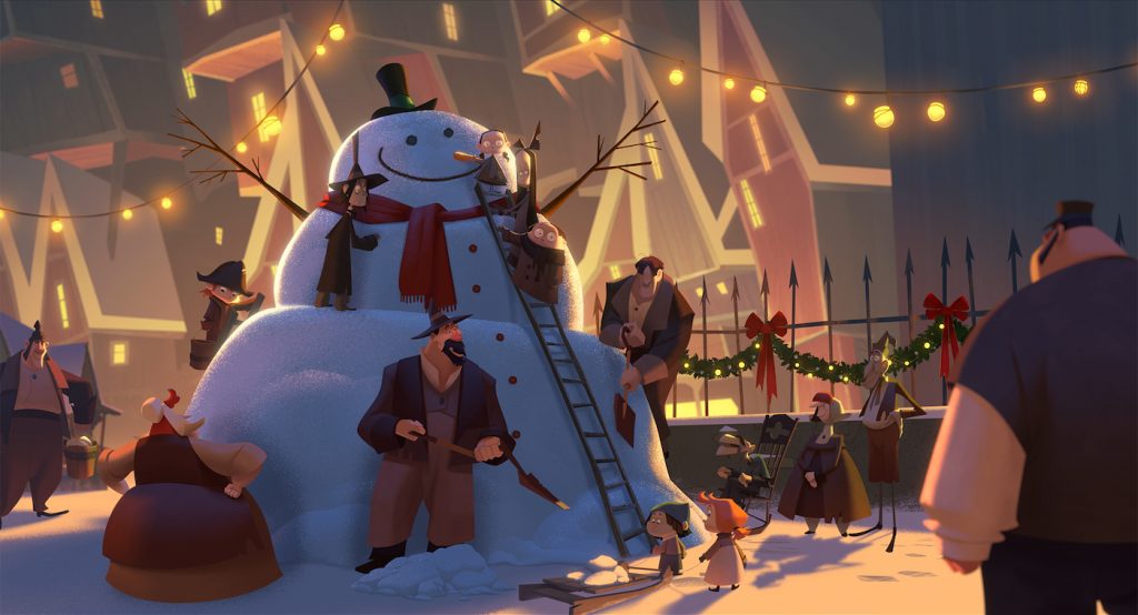 An image from Netflix's first animated Feature 'Klaus.' Courtesy Netflix.