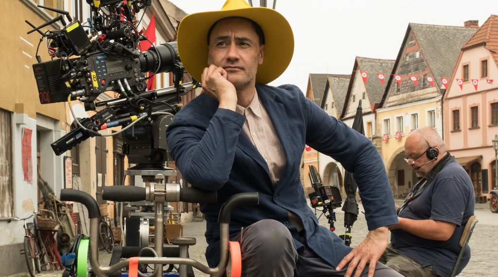 Writer/Director Taika Waititi on the set of JOJO RABIT. Photo by Kimberley French. © 2019 Twentieth Century Fox Film Corporation All Rights Reserved