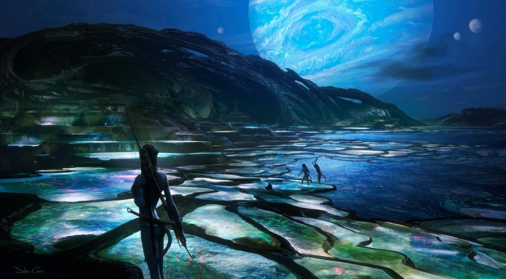 Concept art for James Cameron's 'Avatar' sequels. Courtesy 20th Century Fox/Walt Disney Studios