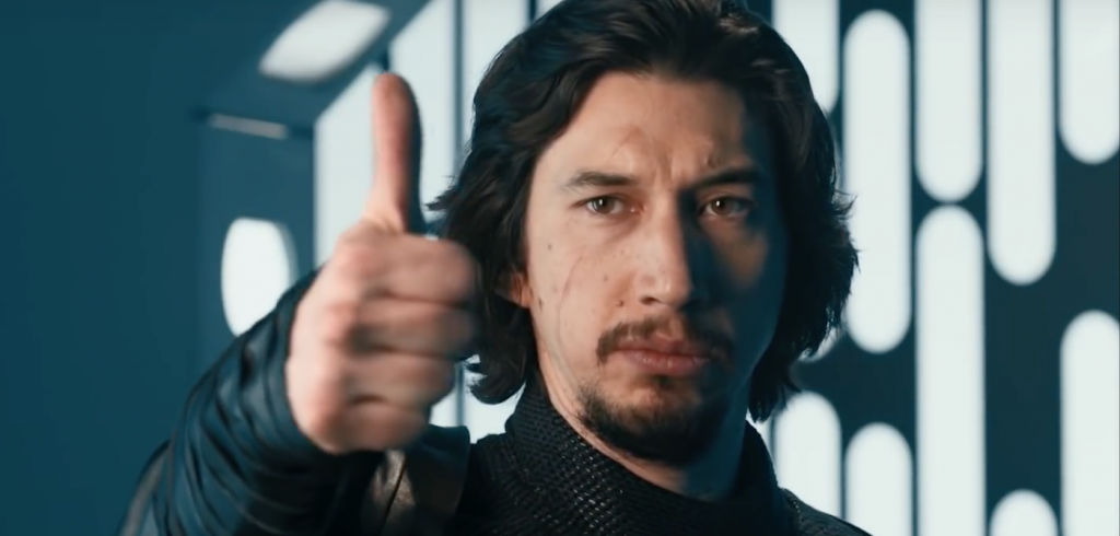 Adam Driver returns to 'Saturday Night Live,' and in this sketch, plays Kylo Ren. Courtesy NBC