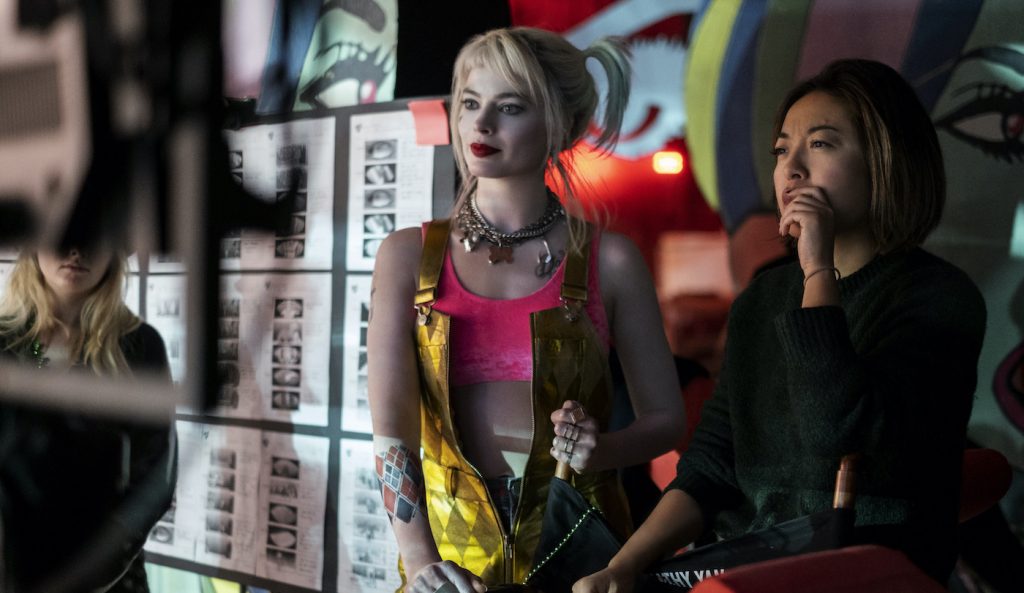 Caption: (L-r) MARGOT ROBBIE and director CATHY YAN on the set of Warner Bros. Pictures’ “BIRDS OF PREY (AND THE FANTABULOUS EMANCIPATION OF ONE HARLEY QUINN),” a Warner Bros. Pictures release.