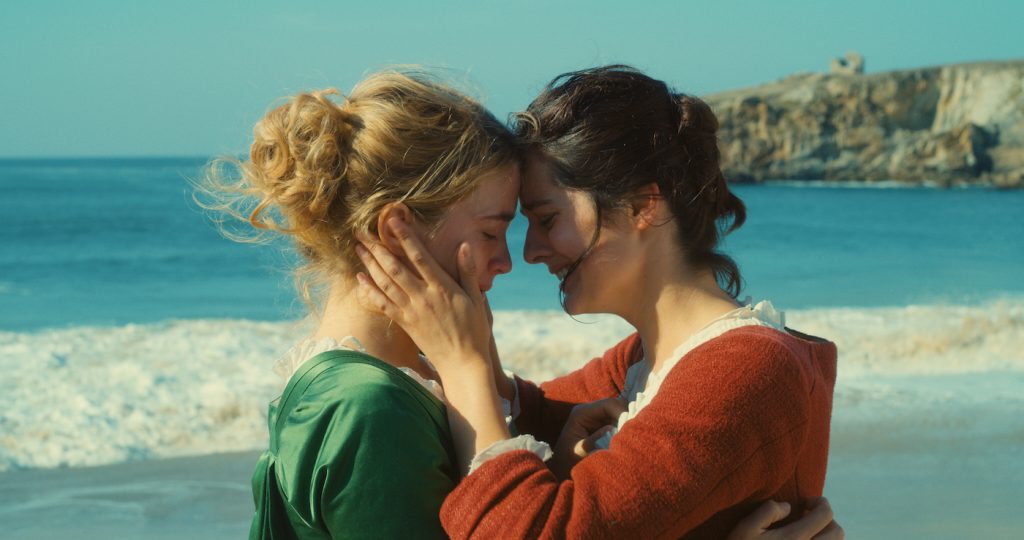 Adèle Haenel is Héloïse and Noémi Merlant is Marianne in 'Portrait of a Lady on Fire.' Courtesy Neon