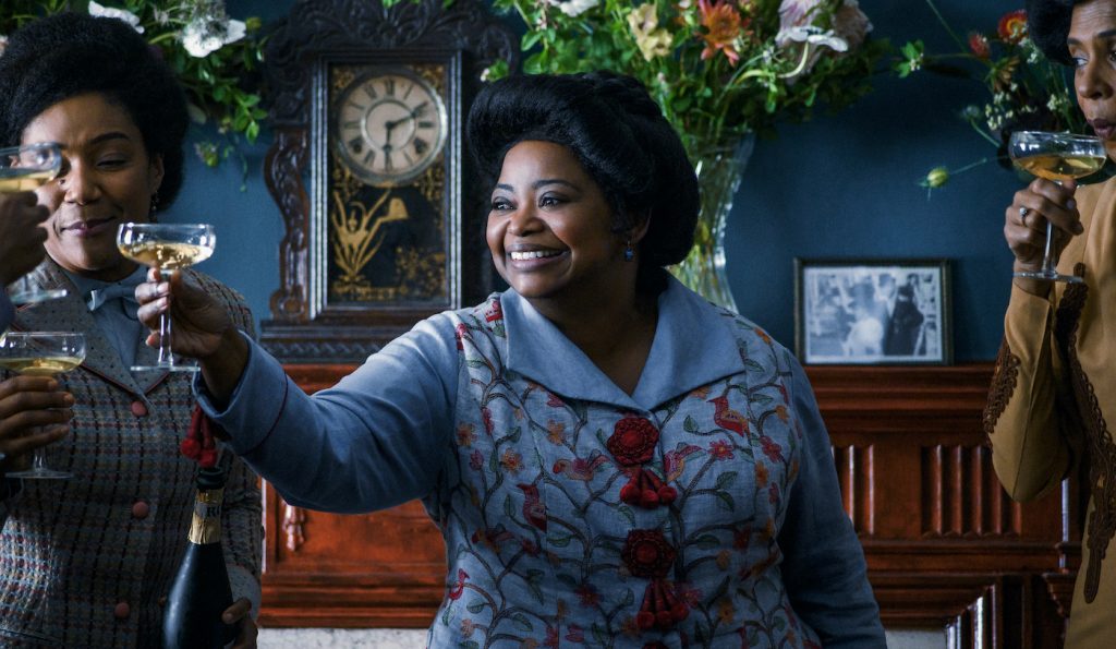 L-r: Tiffany Haddish, Octavia Spencer in 'Self Made.' Photo by Amanda Matlovich/Netflix.