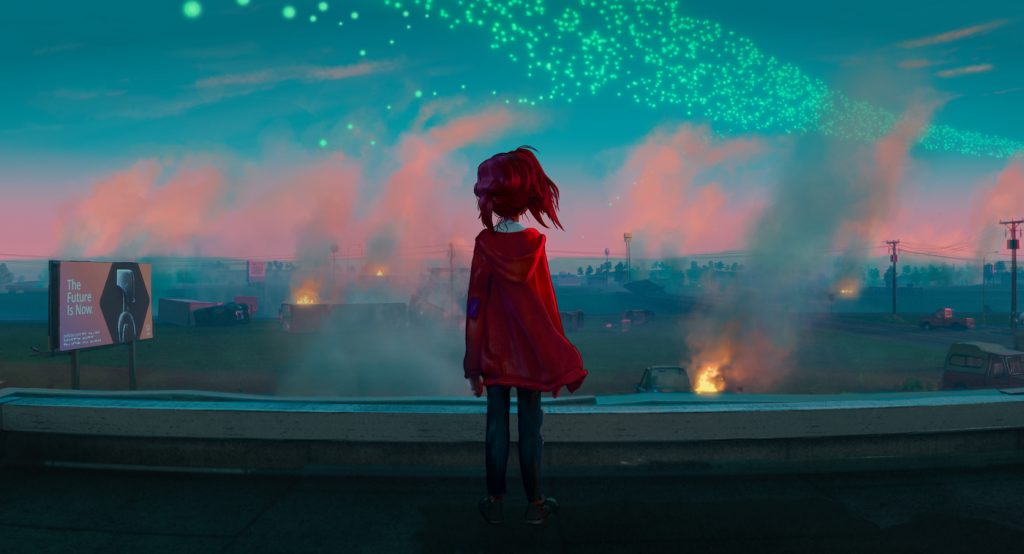Katie (Abbi Jacobson) in Columbia Pictures and Sony Pictures Animation's CONNECTED. Courtesy Sony Animation.