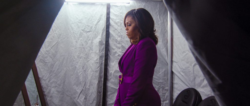 Michelle Obama in BECOMING. Cr. NETFLIX © 2020 Netflix