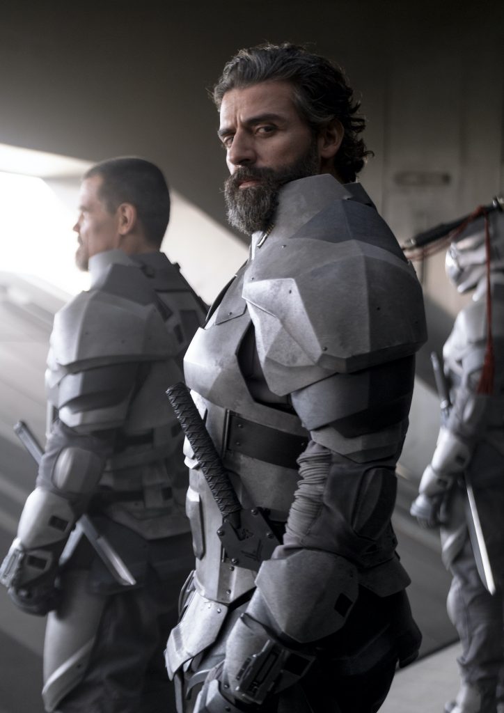 Caption: OSCAR ISAAC as Duke Leto Atreides in Warner Bros. Pictures and Legendary Pictures’ action adventure “DUNE,” a Warner Bros. Pictures release. Photo Credit: Chiabella James