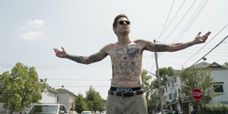 Pete Davidson as Scott Carlin in The King of Staten Island, directed by Judd Apatow.