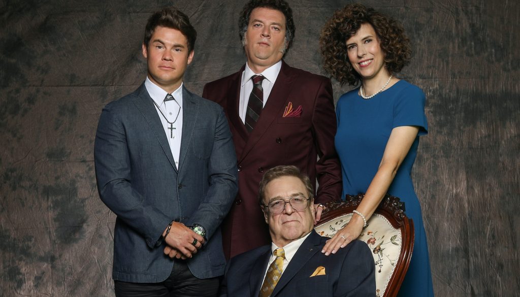 Adam Devine, Danny McBride, John Goodman and Edi Patterson. Courtesy HBO