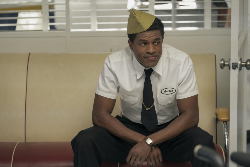 HOLLYWOOD: JEREMY POPE as ARCHIE COLEMAN in Episode 101 of HOLLYWOOD Cr. SAEED ADYANI/NETFLIX © 2020