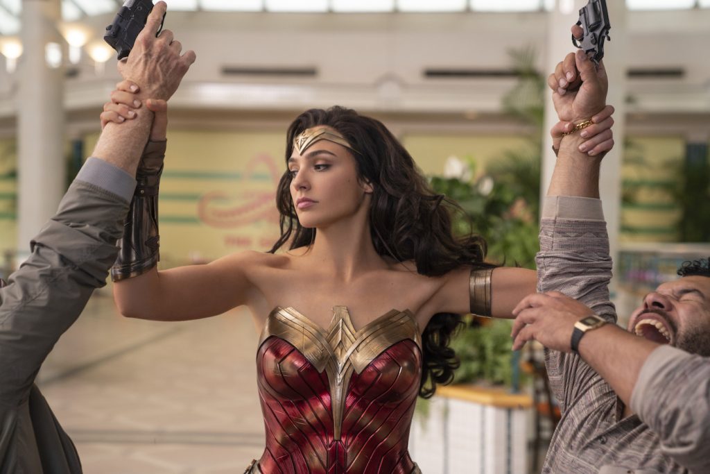 Caption: GAL GADOT as Wonder Woman in Warner Bros. Pictures’ action adventure “WONDER WOMAN 1984,” a Warner Bros. Pictures release. Photo Credit: Clay Enos/ ™ & © DC Comics