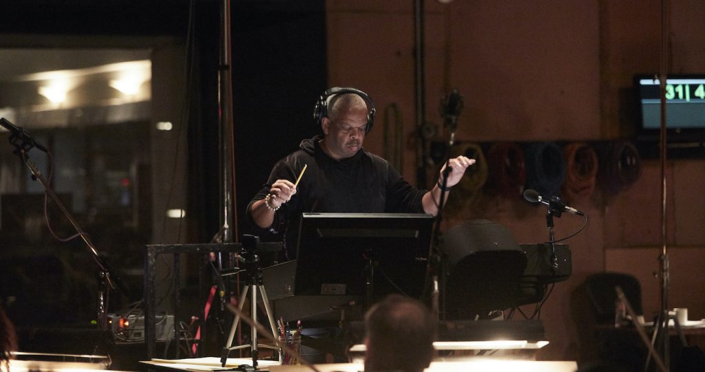 "Da 5 Bloods" scoring session with Terence Blanchard and Spike Lee on Wednesday, October 30, 2019 at Sony Studios. Photo by Matt Sayles for Netflix @msayles www.mattsaylesphoto.com