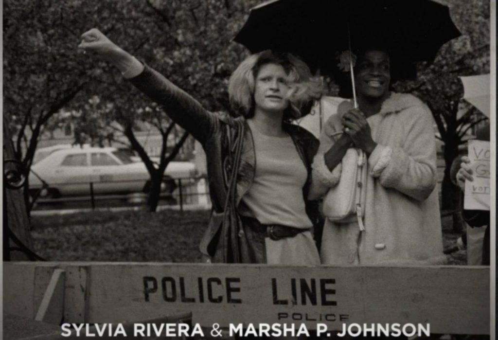 Disclosure. Sylvia Rivera and Marsha P Johnson in a still in Disclosure. Cr. Courtesy of Netflix.