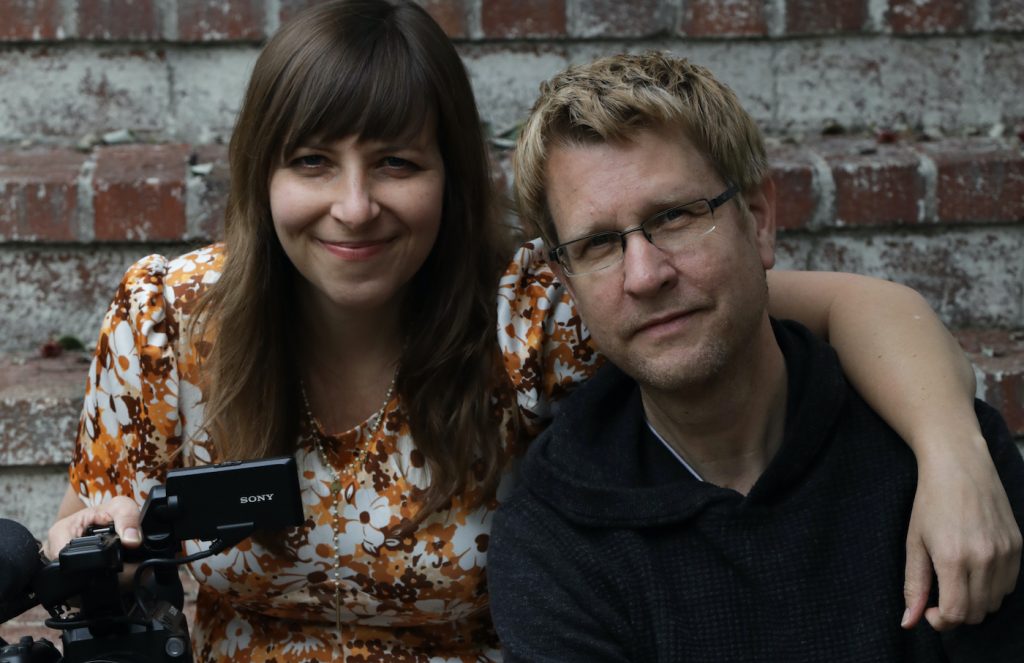 L-r: Producer Jen Gilomen and director Tom Shepard. Courtesy Open Door Productions.