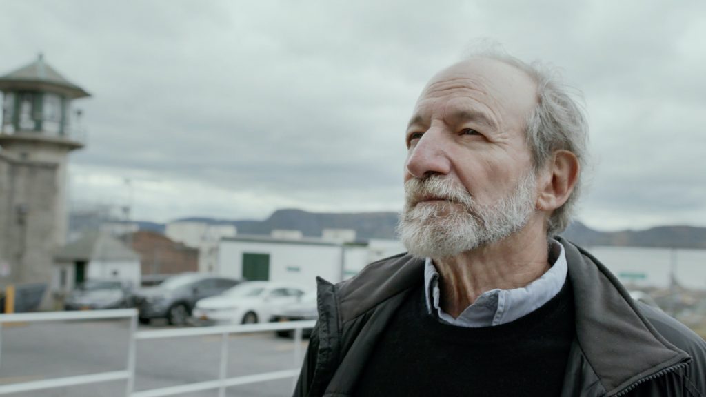 Michael Meeropol at Sing Sing. Courtesy HBO.