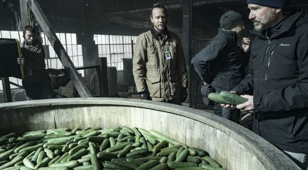 Brandon Trost on the set of 'An American Pickle.' Courtesy Warner Bros.