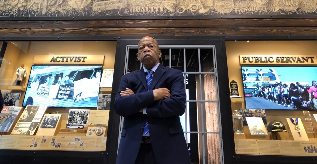 John Lewis in JOHN LEWIS: GOOD TROUBLE, a Magnolia Pictures release. Photo courtesy of Magnolia Pictures.