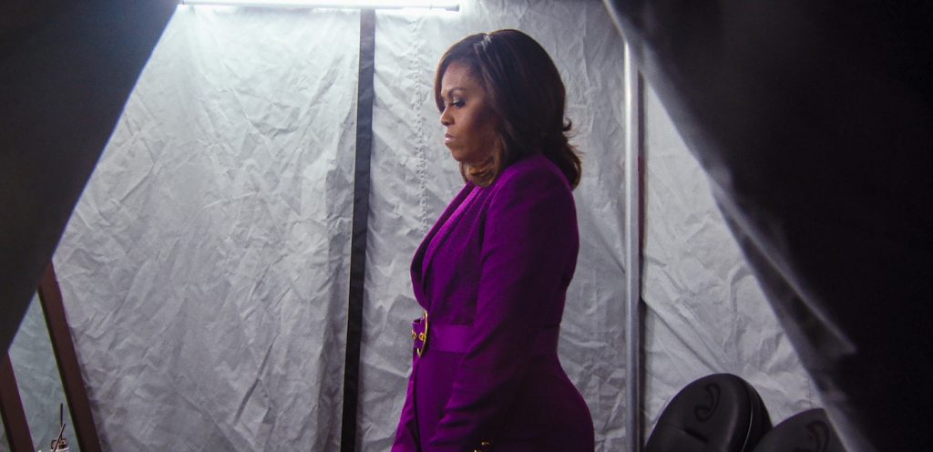 BECOMING, Michelle Obama in BECOMING. Cr. NETFLIX © 2020 Netflix