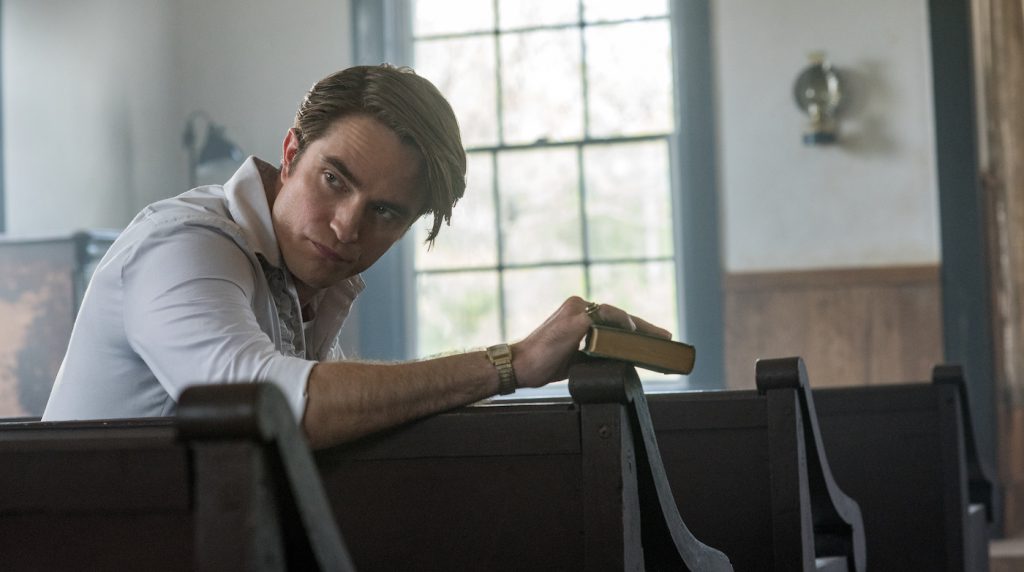 The Devil All The Time: Robert Pattinson as Preston Teagardin. Photo Cr. Glen Wilson/Netflix © 2020