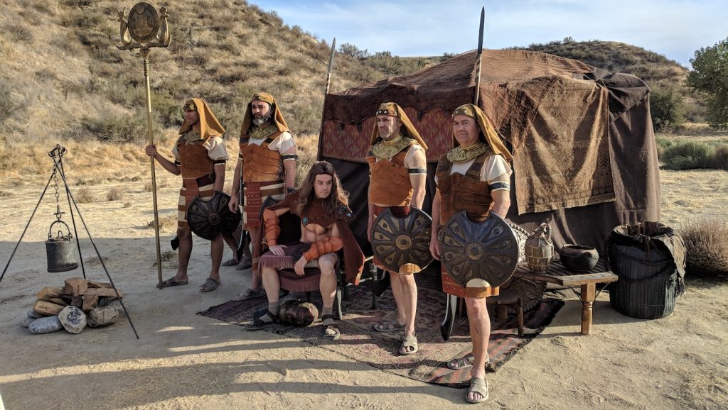 Utilizing Southern California for the Egyptian portion of the "Bad Blood" episode. Photo credit: on-set dresser, Zander Fleschko. 